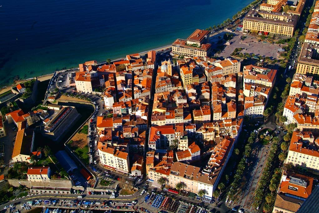 La vieille ville d'Ajaccio
