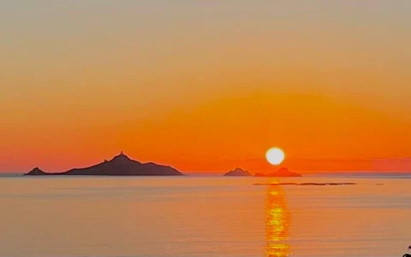 Coucher de soleil iles sanguinaires